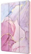Load image into Gallery viewer, ProElite Cover for Galaxy Tab S9 FE Plus/S9 Plus/S10+ 12.4" Cover, Soft Flexible Flip Case Cover with S Pen Holder for Samsung Galaxy Tab S9/S9 Plus/S10+ 12.4 inch, [Recoil Series]- Marble Pink
