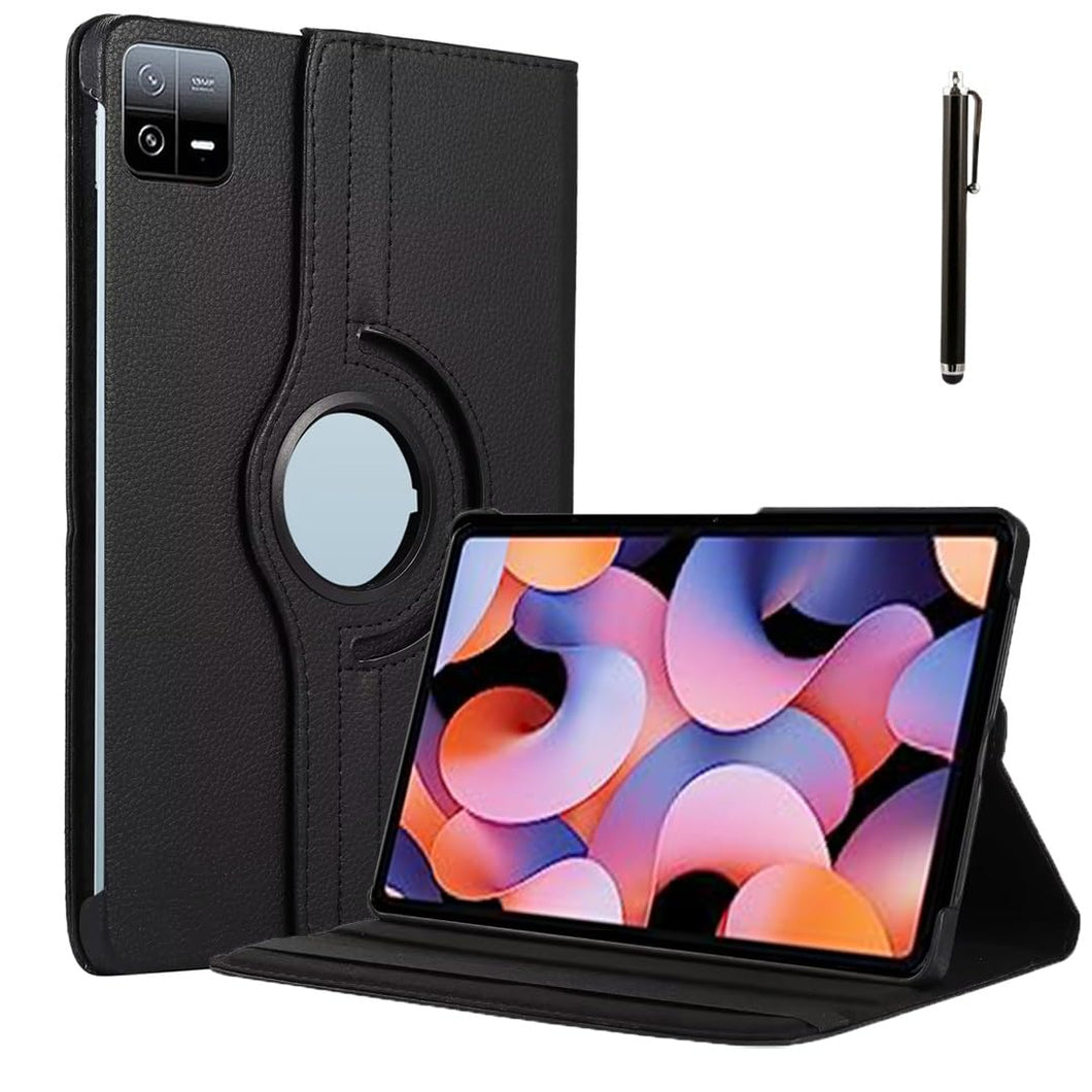 ProElite Cover for Xiaomi Mi Pad 6 Cover Case, 360 Rotatable Flip Case for Xiaomi Mi Pad 6 11 inch, Support Auto Sleep Wake, Black
