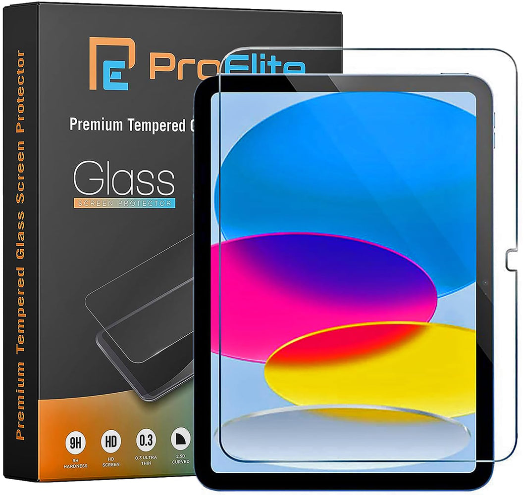 ProElite Premium Tempered Glass Screen Protector for Apple iPad (A16) 11th/10th Gen 2025/2022