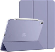 Load image into Gallery viewer, ProElite Case for iPad Air 11 Inch M4/M3/M2 2026/2025/2024, Air 5th Gen 2022/iPad Air 4th Gen 2020 10.9 Inch, Slim Hard PC Translucent Back Shell Smart Cover Fit iPad Air 11 &amp; Air 10.9 Case,Purple
