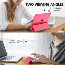Load image into Gallery viewer, ProElite Cover for Apple iPad (A16) 11th/10th Generation (2025/2022) Cover Case, Transparent Smart case for iPad 11th/10th Gen 2025/2022 (Supports Auto Sleep Wake) with Stylus Pen, Hot Pink
