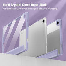 Load image into Gallery viewer, ProElite Cover for Samsung Galaxy Tab A9 Plus 11 inch Cover Case, Smart Flip Case Cover for Samsung Galaxy Tab A9+ 11 inch with S Pen Holder, Lavender [Transparent Back]
