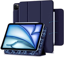 Load image into Gallery viewer, ProElite Smart Magnetic Case Cover for Apple iPad Air 13 inch M4/M3/M2 2026/2025/2024/iPad Pro 12.9 inch 2022/2021/2020 6th/5th Generation [Support Apple Pencil Charging], Dark Blue
