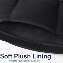 Load image into Gallery viewer, ProElite Puffy Tablet Sleeve Case Upto 11.5 inch for idea tab 11/M11/Galaxy Tab A11+/A9+/S11/S9/S8 Oppo Pad SE 11"/ OnePlus Pad Lite 11"/ iPad 10.2/Air 10.9/Pro 11/Mi Pad 7, Black
