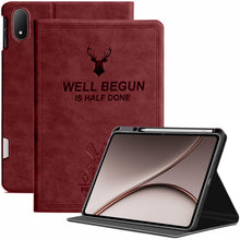 Load image into Gallery viewer, ProElite Case Cover for OnePlus Pad 4 13.2 inch 2026 Case, Deer Flip case Cover for OnePlus Pad 4 13.2 inch 2026 Case with Pen Holder, Wine Red
