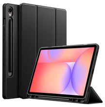 Load image into Gallery viewer, ProElite Cover for Samsung Galaxy Tab S10 Lite 10.9&quot;/ Tab S9 FE 10.9 inch/Tab S10 FE/Tab S9 11 inch Cover, Soft Flexible Flip Case with S Pen Holder, Auto Sleep Wake, [Recoil Series] - Black
