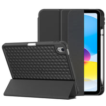 Load image into Gallery viewer, ProElite Smart Flip Case Cover for Apple iPad (A16) 11th/10th Generation (2025/2022) [with Pencil Holder] [Honey Comb Series] - Black
