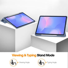 Load image into Gallery viewer, ProElite Cover for Samsung Galaxy Tab S10 FE Plus 13.1 inch, Soft Flexible Flip Case Cover for Samsung Galaxy Tab S10 FE Plus 13.1 inch Cover, [Recoil Series]- Light Blue
