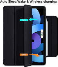 Load image into Gallery viewer, ProElite Case Cover for iPad Air 11 Inch M4/M3/M2 2026/2025/2024, iPad Air 5th Generation 2022/iPad Air 4th Gen Case 2020 10.9 Inch, Smart Magnetic Case Cover for Apple iPad Air, Black
