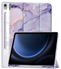 Load image into Gallery viewer, ProElite Cover for Samsung Galaxy Tab S9 FE 10.9/S10 FE 10.9 inch Cover Case, Smart Flip Case Cover for Samsung Galaxy Tab S10/S9 FE 10.9 inch with S Pen Holder, Purple Lilac [Transparent back]
