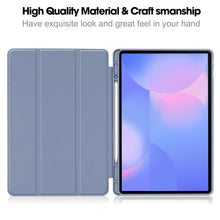 Load image into Gallery viewer, ProElite Cover for Samsung Galaxy Tab S10 FE Plus 13.1 inch, Soft Flexible Flip Case Cover for Samsung Galaxy Tab S10 FE Plus 13.1 inch Cover, [Recoil Series]- Light Blue

