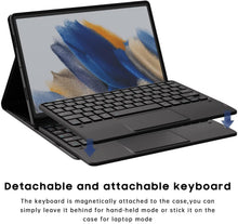 Load image into Gallery viewer, ProElite TouchPad Keyboard case for Motorola Pad 70 12.1 inch 2026, Magnetic Detachable Wireless Bluetooth TouchPad Keyboard for Moto Pad 70 12.1 inch 2026 [Built-in 7-Colors Backlit], Black

