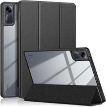 Load image into Gallery viewer, ProElite Case Cover for Redmi Pad SE 11 inch Cover, Transparent Flip Case for Redmi Pad SE 11 inch [Supports Auto Sleep Wake Function], Black
