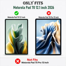 Load image into Gallery viewer, ProElite Cover for Motorola Pad 70 12.1 inch 2026 Case Cover, Deer Smart Flip Case Cover for Moto Pad 70 12.1 inch 2026 Tablet with Pen Holder, Black
