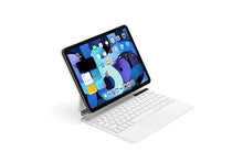 Load image into Gallery viewer, ProElite Magnetic Bluetooth TouchPad Keyboard case for Apple iPad Pro 13 inch 2024 M4 Floating Cantilever Design Apple iPad Pro 13 inch 2024 M4,White
