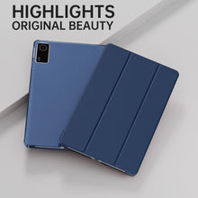 Load image into Gallery viewer, ProElite Case Cover for Redmi Pad SE 11 inch Cover, Smart Flip Case Cover for Redmi Pad SE 11 inch Translucent Back with Stylus Pen, Dark Blue

