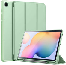 Load image into Gallery viewer, ProElite Cover for Samsung Tab S6 Lite 10.4&quot; Cover, Soft Flexible Flip Case with Left Side S Pen Holder for Samsung Galaxy Tab S6 Lite 10.4 inch, Support Auto Sleep Wake, [Recoil Series]- Mint Green
