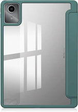 Load image into Gallery viewer, ProElite Cover for Motorola Pad 60 Neo 11 inch 2025, Smart Flip Case Cover for Motorola Pad 60 Neo 11 inch 2025 with Pen Holder, Dark Green [Transparent Back]
