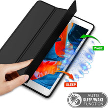 Load image into Gallery viewer, ProElite Smart Case for iPad 10.2 inch 2021 9th/8th/7th Gen [Auto Sleep/Wake Cover] [Pencil Holder] [Soft Flexible Case] Recoil Series - Marble Grey with Stylus Pen
