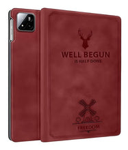 Load image into Gallery viewer, ProElite Cover for Xiaomi Mi Pad 7/7 Pro 11.2 inch Cover Case, Deer Multi Angle Flip Case for Xiaomi Mi Pad 7/7 Pro 11.2 inch, Support Auto Sleep Wake, Wine Red
