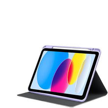 Load image into Gallery viewer, ProElite Book Cover Case for Apple iPad (A16) 11th/10th Generation (2025/2022) Cover, Smart Flip Case Book Cover for Apple iPad 11th/10th 2025/2022 Generation with Pencil Holder, Marble Purple
