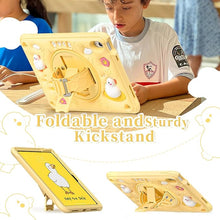 Load image into Gallery viewer, ProElite Cover for Apple iPad (A16) 11th/10th Generation (2025/2022) Case Cover, Tough Bubble Kids case Cover for Apple iPad 11th/10th Gen 2025/2022 with Rotating Kickstand &amp; Shoulder Strap, Yellow
