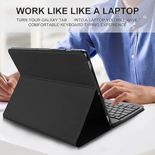 Load image into Gallery viewer, [Refurbished]ProElite Keyboard case Cover for Samsung Galaxy Tab A9 8.7 inch, Magnetic Detachable Wireless Bluetooth Keyboard Case with S Pen Holder Built-in 7-Colors Backlit, Black
