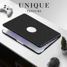 Load image into Gallery viewer, ProElite Case for MacBook Neo 13 inch 2026, Fabric Material Hard Shell with Slim TPU Bumper and Fold Kickstand, Black
