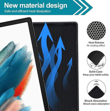 Load image into Gallery viewer, ProElite Keyboard case for Samsung Galaxy Tab S9 FE 10.9/S10 FE 10.9 inch/S9 11 inch with S Pen Holder, Magnetic Detachable Wireless Bluetooth Keyboard, Dark Blue
