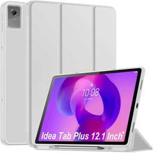 Load image into Gallery viewer, ProElite Cover for Lenovo Idea Tab Plus 12.1 inch 2025 case Cover, Soft Flexible Flip Case Cover for Lenovo Idea Tab Plus 12.1 inch 2025 [Recoil Series] - Grey
