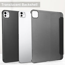 Load image into Gallery viewer, ProElite Case Cover for Apple iPad Pro 11 M4 2024 Cover, Smart Translucent &amp; Hard Back Case for Apple iPad Pro 11 inch M4 2024 with Pencil Holder [Support Auto Sleep/Wake ], Black
