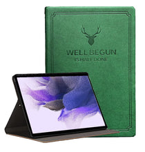 Load image into Gallery viewer, ProElite Deer Flip case Cover for Realme Pad 10.4 inch, Green
