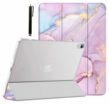 Load image into Gallery viewer, ProElite Cover for Apple iPad (A16) 11th/10th Generation (2025/2022) Cover Case, Transparent Smart case for iPad 11th/10th Gen 2025/2022 (Supports Auto Sleep Wake) with Stylus Pen, Marble Pink
