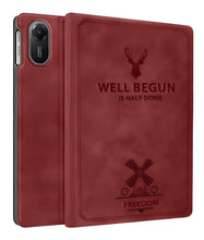 Load image into Gallery viewer, ProElite Case Cover for Xiaomi Redmi Pad 2 11 inch Case, Deer Flip case Cover for Xiaomi Redmi Pad 2 11 inch Case, Wine Red
