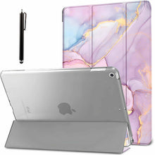 Load image into Gallery viewer, ProElite Cover for Apple iPad 10.2 inch case Cover, Smart Flip Case Cover for Apple iPad 10.2" 9th Gen (2021) / 8th Gen / 7th Gen with Stylus Pen, Marble Pink
