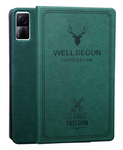 Load image into Gallery viewer, ProElite Case Cover for Redmi Pad SE 11 inch Case, Deer Flip case Cover for Redmi Pad SE 11 inch Tablet, Dark Green
