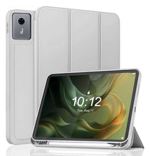 Load image into Gallery viewer, ProElite Cover for Motorola Pad 60 Neo 11 inch 2025 case Cover, Soft Flexible Flip Case Cover for Motorola Pad 60 Neo 11 inch 2025 with Pen Holder [Recoil Series] - Grey
