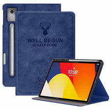 Load image into Gallery viewer, ProElite Cover for Moto Pad 60 Pro 12.7 inch 2025 Case Cover, Deer Smart Flip Case Cover for Moto Pad 60 Pro 12.7 inch 2025 Tablet with Pen Holder, Dark Blue
