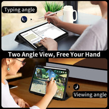 Load image into Gallery viewer, ProElite for Xiaomi Mi Pad 6 case Cover, Transaprent Flip Case for Xiaomi Mi Pad 6 11 inch with Pen Holder (Supports Auto Sleep Wake Function), Marble Green

