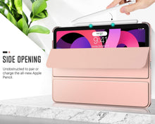 Load image into Gallery viewer, ProElite Case for iPad Air 11 Inch M4/M3/M2 2026/2025/2024, Air 5th Gen 2022/iPad Air 4th Gen 2020 10.9 Inch, Slim Hard PC Translucent Back Shell Smart Cover Fit iPad Air 11 M3/M2 &amp; Air 10.9 Case, Rose Gold
