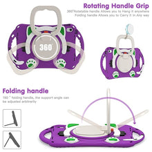 Load image into Gallery viewer, ProElite Tough Kids case Cover for Apple iPad (A16) 11th/10th Gen (2025/2022) with Rotating Kickstand and Shoulder Strap, Purple
