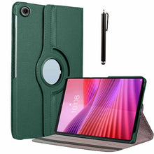 Load image into Gallery viewer, ProElite Cover for Lenovo Tab 10.1 inch 2025, 360 Rotatable Smart Flip Case Cover for Lenovo Tab 10.1 inch 2025 Tablet with Stylus Pen, Dark Green
