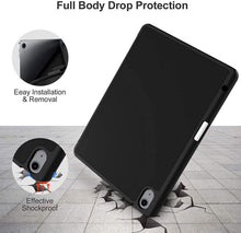Load image into Gallery viewer, ProElite Case for for Apple iPad Air 11 Inch M4/M3/M2 2026/2025/2024, Air 5th/4th Gen 10.9 inch Pencil Cover for iPad Air [Auto Sleep/Wake Cover] [Pencil Holder] [Soft Flexible Case] Recoil Serie, Black
