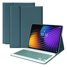 Load image into Gallery viewer, ProElite Keyboard case for Xiaomi Mi Pad 7/7 Pro 11.2 inch, Magnetic Detachable Wireless Bluetooth Keyboard Xiaomi Mi Pad 7/7 Pro 11.2 inch with Built-in 7-Colors Backlit, Dark Green
