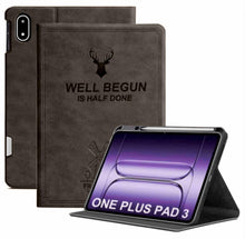 Load image into Gallery viewer, ProElite Case Cover for OnePlus Pad 3 13.2 inch 2025 Case, Deer Flip case Cover for OnePlus Pad 3 13.2 inch 2025 Case with Pen Holder, Coffee
