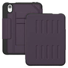 Load image into Gallery viewer, ProElite Case Cover for Apple iPad Mini 6/Mini 7 8.3 inch, Smart Magnetic Shockproof Protective Case for Apple iPad Mini 6/Mini 7 8.3 inch 5 Stable Stands with Pencil Holder, Dark Purple
