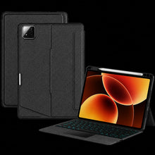 Load image into Gallery viewer, ProElite Wireless Bluetooth TouchPad Keyboard Case for Mi Pad 8/8 Pro 11.2 inch, Magnetic Detachable Bluetooth TouchPad Keyboard Mi Pad 8/8 Pro with Built-in 7-Colors Backlit &amp; Pen Holder, Black

