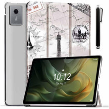 Load image into Gallery viewer, ProElite Case Cover for Motorola Pad 60 Neo 11 inch 2025 Cover, Smart Flip Case Motorola Pad 60 Neo 11 inch 2025 Tablet Translucent Back with Stylus Pen, Eiffel
