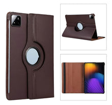 Load image into Gallery viewer, ProElite Cover for Xiaomi Mi Pad 8/Pad 8 Pro 11.2 inch Cover, 360 Rotatable Flip Case (Support Auto Sleep Wake), Brown
