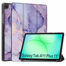 Load image into Gallery viewer, ProElite Case Cover for Samsung Galaxy Tab A11 Plus 11 inch 2025 Case, Slim Trifold Flip case Cover for Samsung Galaxy Tab A11+ 11" 2025 Case Tablet [Auto Sleep Wake Feature], Marble Purple
